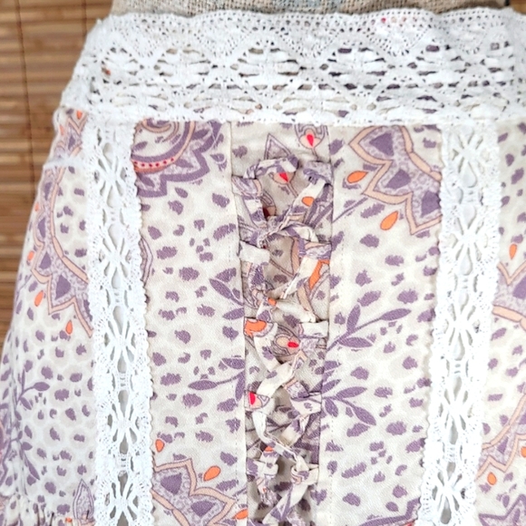 Vintage Havana Hi-Low Prairie Skirt - Picture 2 of 10